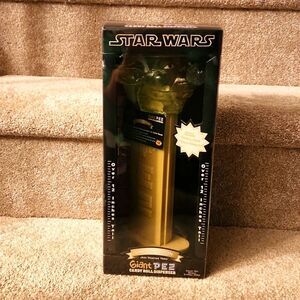Star Wars Limited Edition Jedi Master Yoda Giant Pez Dispenser 12" Tall NIB